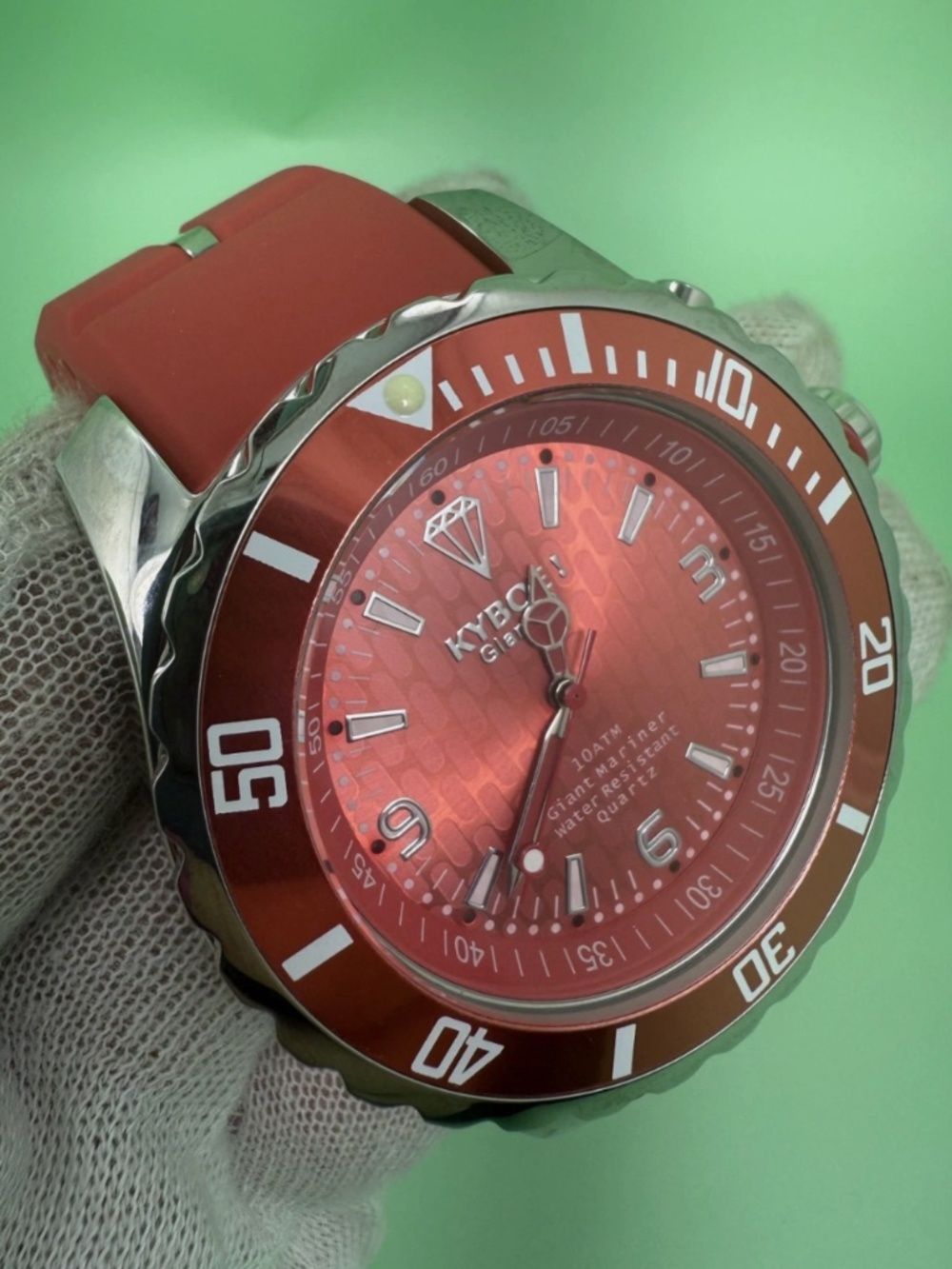 KYBOE! Giant Mariner 48mm Red 10ATM Water Resistance Quartz Watch SC13.48-005